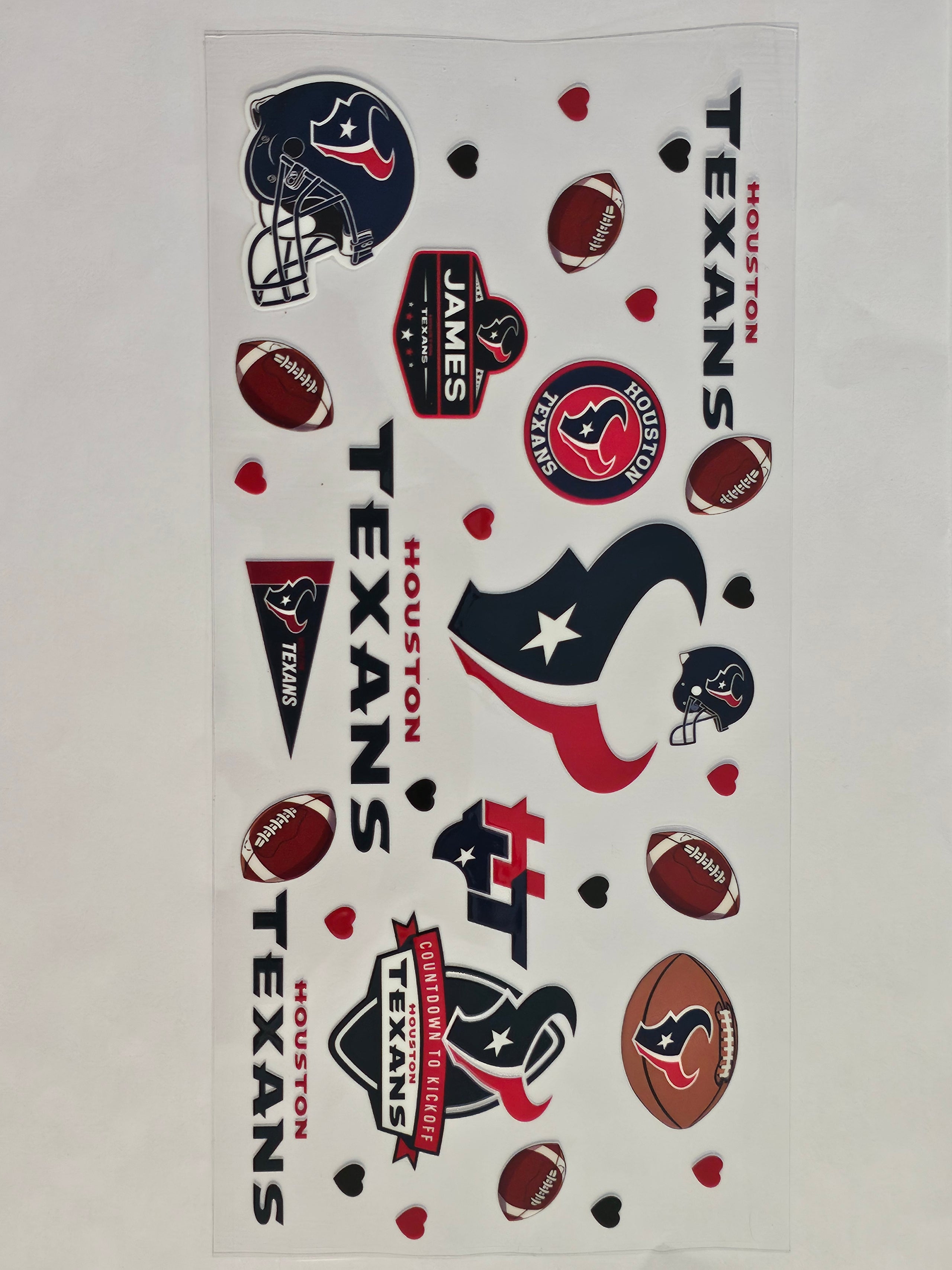 Houston Texans Football Decal