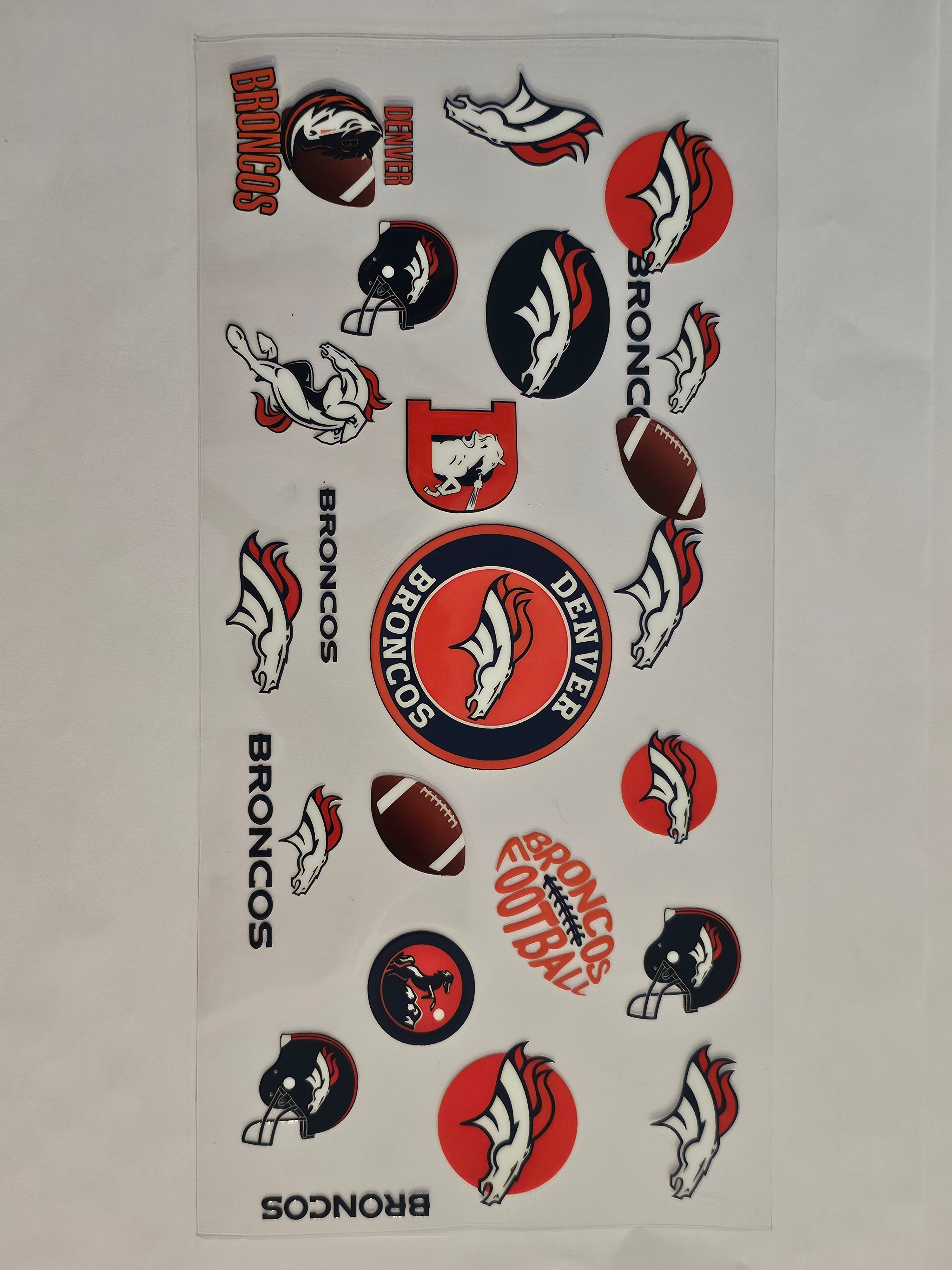 Denver Broncos Football Decal
