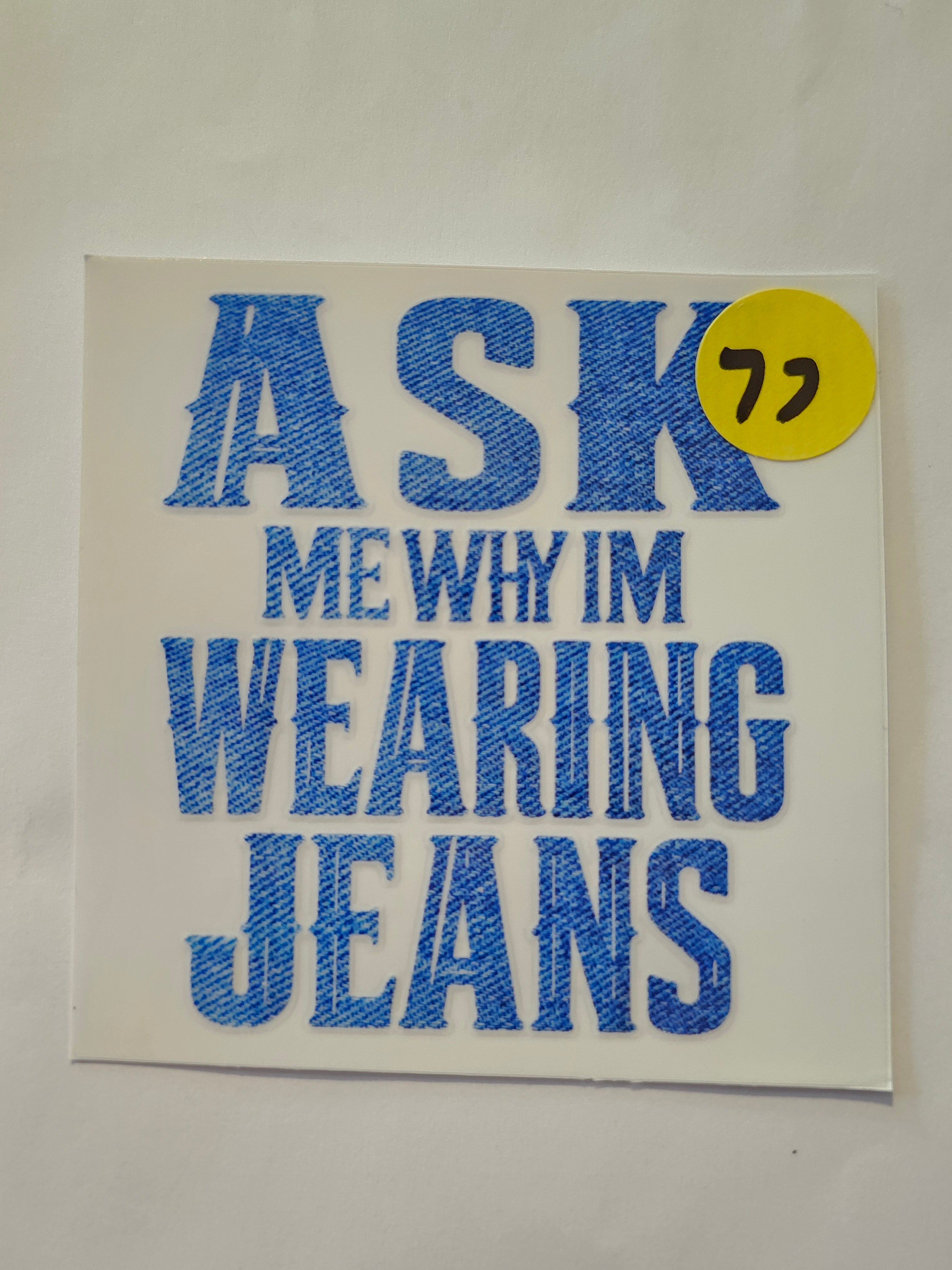 Denim and Diamond Cowgirl Decal 77