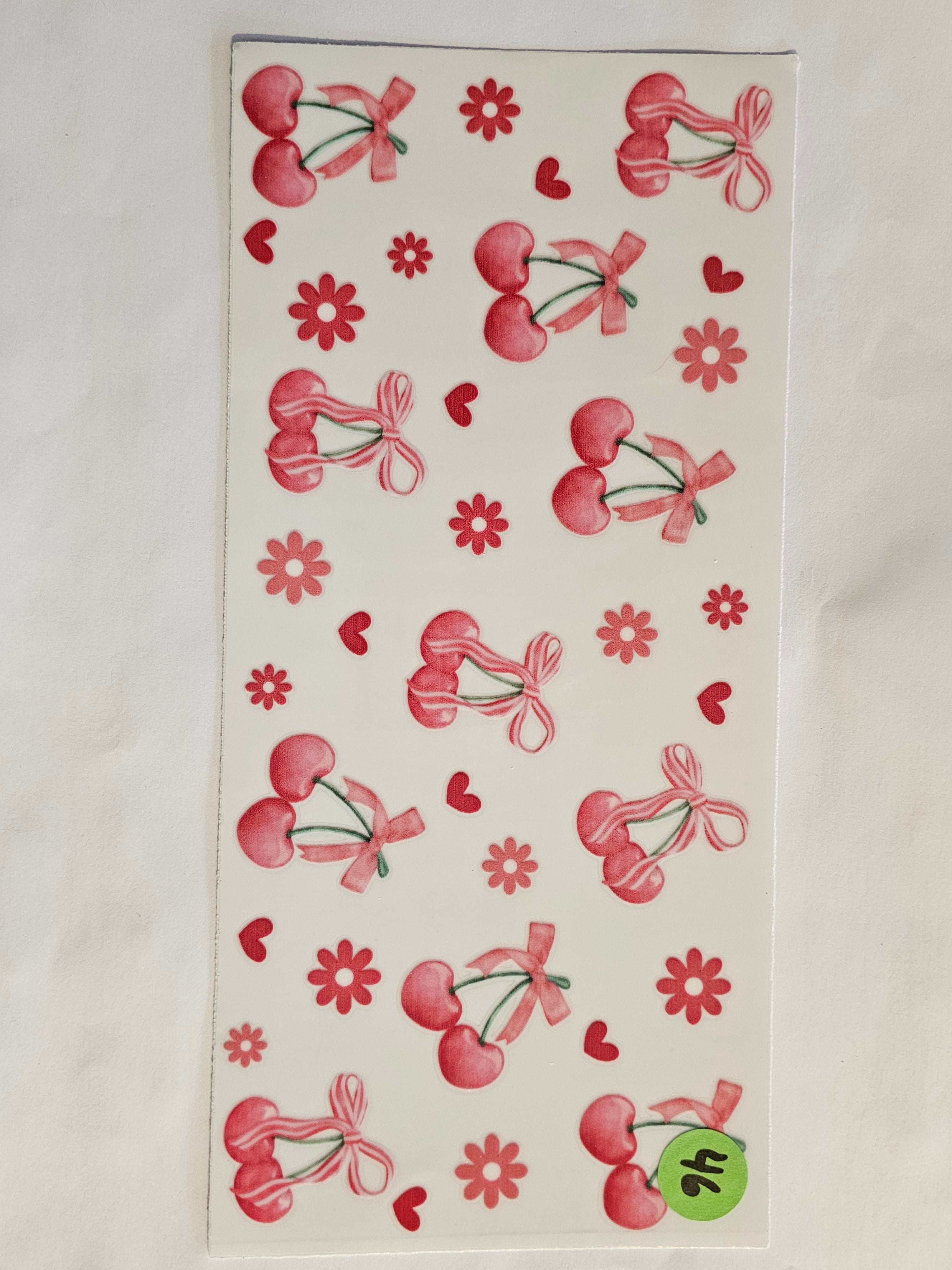 Cherries and Bows Decal 46