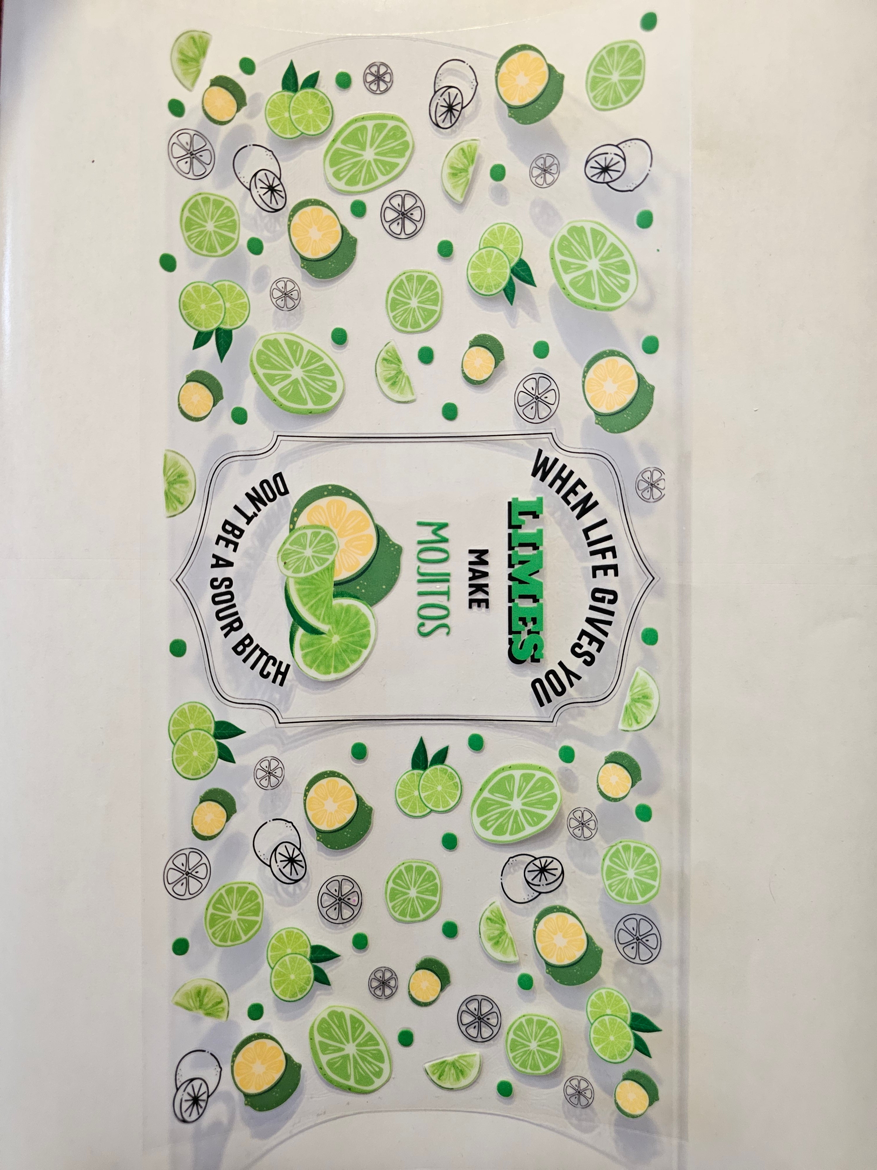 Lime Decal