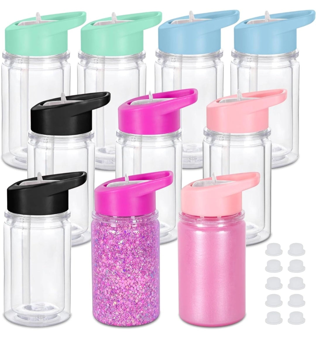 Kids 10oz Spill Proof Snow Globe Tumbler