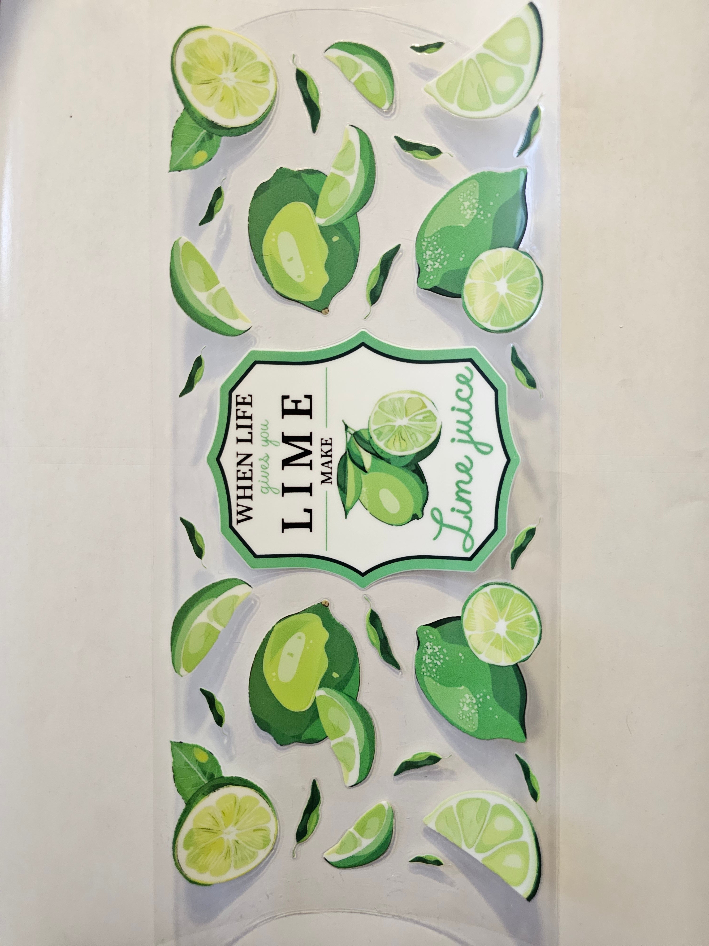 Lime Decal